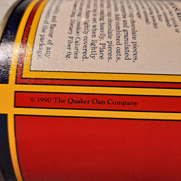 Quaker Oats Limited Edition 1991 Tin - Picture 5 of 6